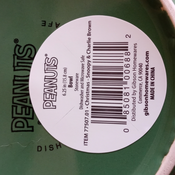 Snoopy Christmas bowl - Picture 3 of 3